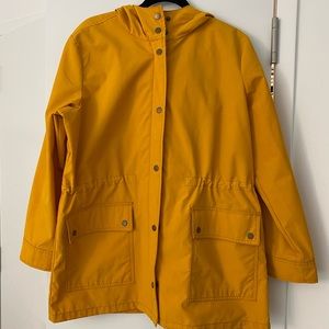 JCrew Classic Yellow Raincoat